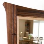 Laura mirror -  Moradillo with Curly Maple. 
